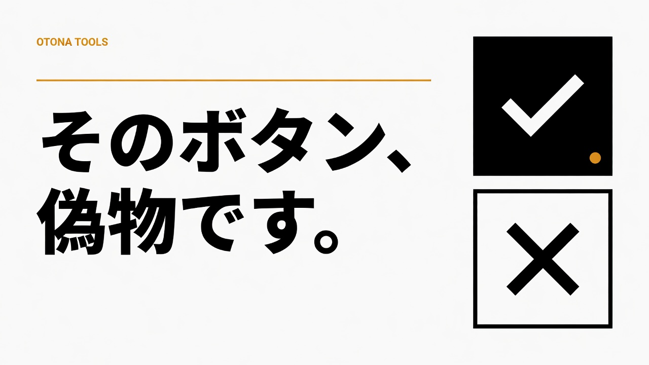 ギガファイル便の偽ダウンロードボタン｜本物の場所と、押したあとの止め方